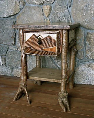 rustic table-rustic end table-rustic furniture